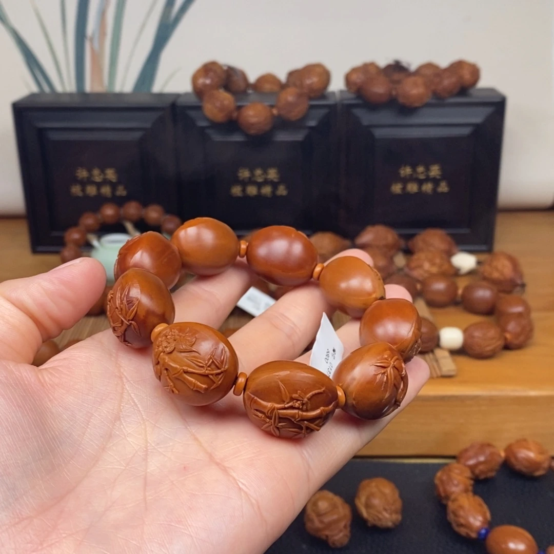 手串橄榄核顾志东老师节节高升