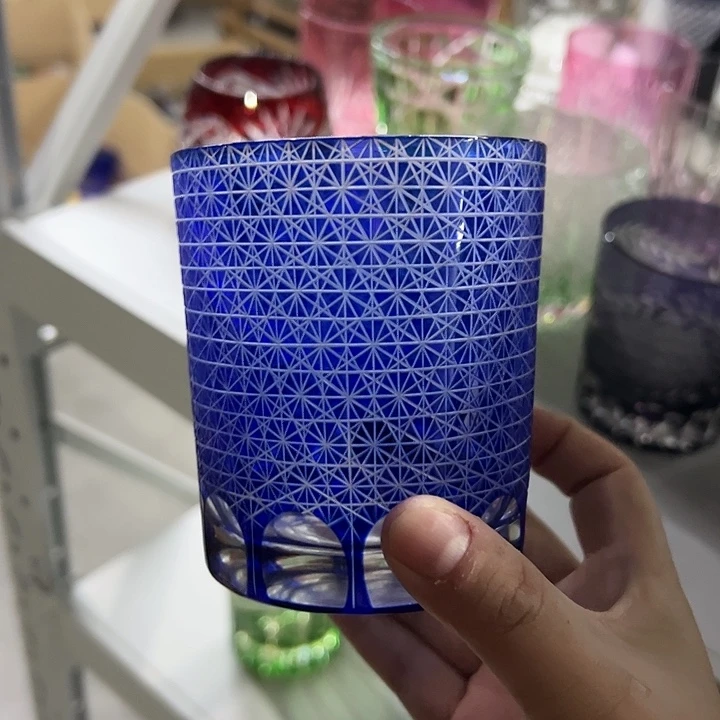 手柄款水晶玻璃微瑕一个