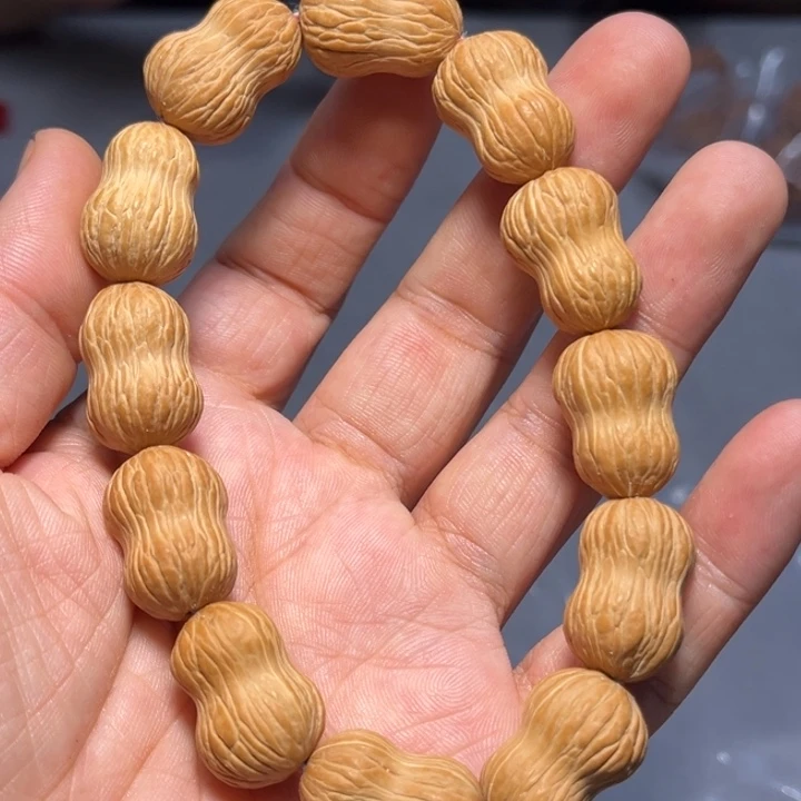 把件文玩核桃猴花生4815