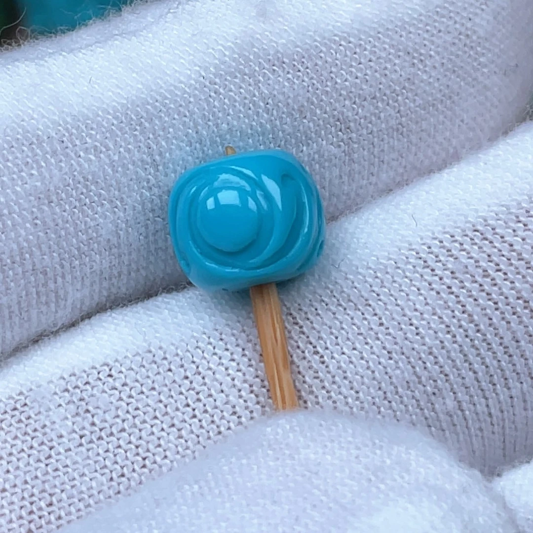 绿松石未镶嵌挂件8.8✖️7.6mm