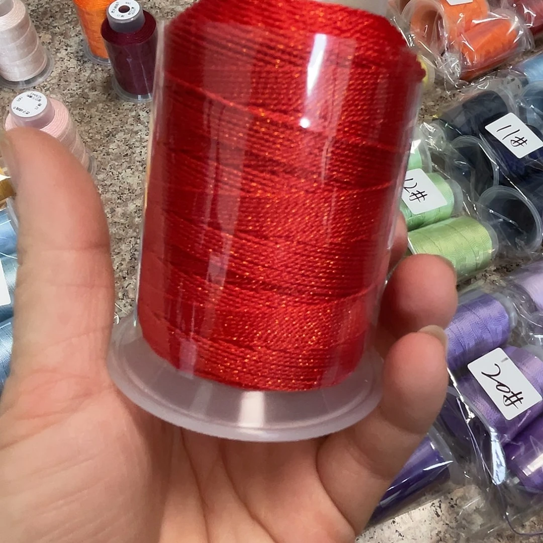 聚酯纤维12股50克星空水华朱