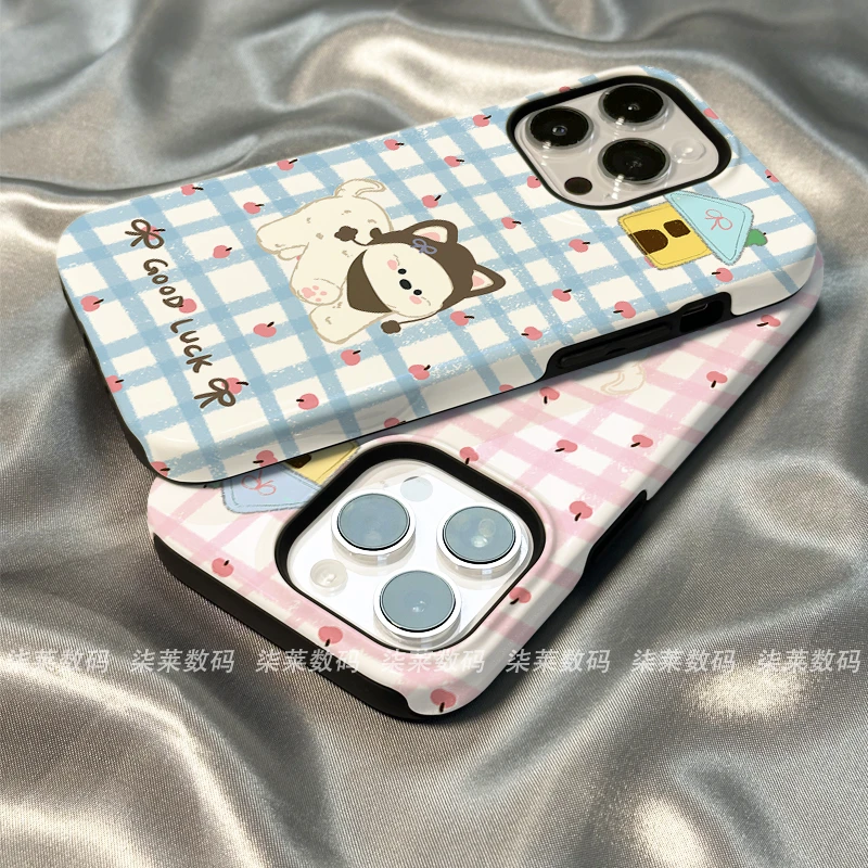 适用于苹果17promax手机壳iPhone16小狗15华为oppo小米vivo荣耀14