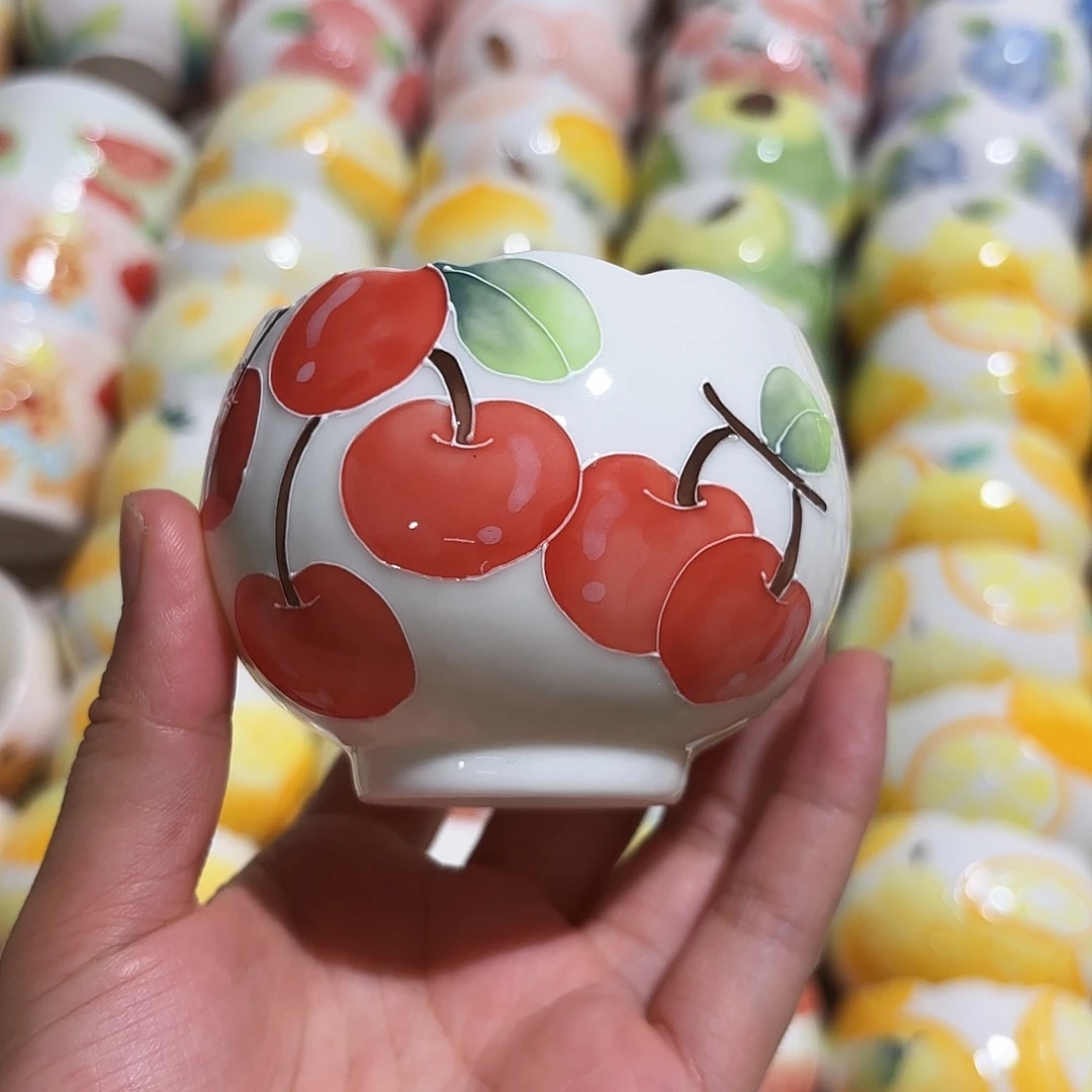 手绘创意高温釉下彩陶瓷
