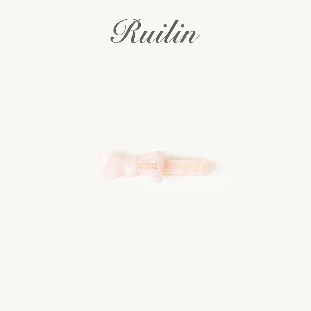 RUILIN【粉欲甜心】发夹蝴蝶结可爱气质甜美