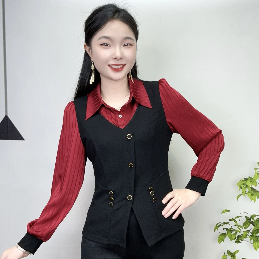 2025早春新款修身显瘦洋气减龄上衣