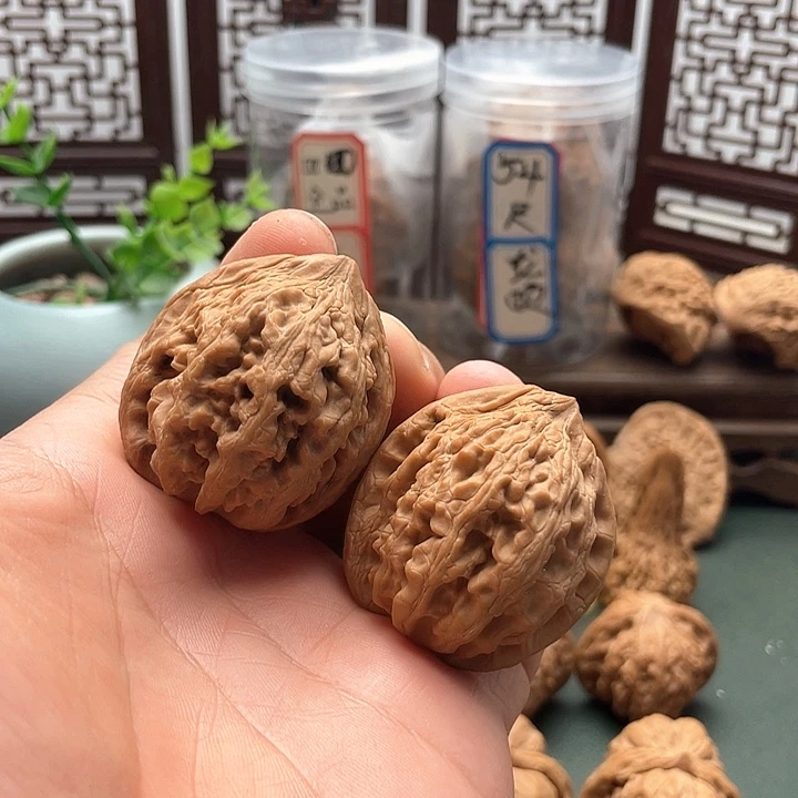 文玩核桃吊坠大沽石