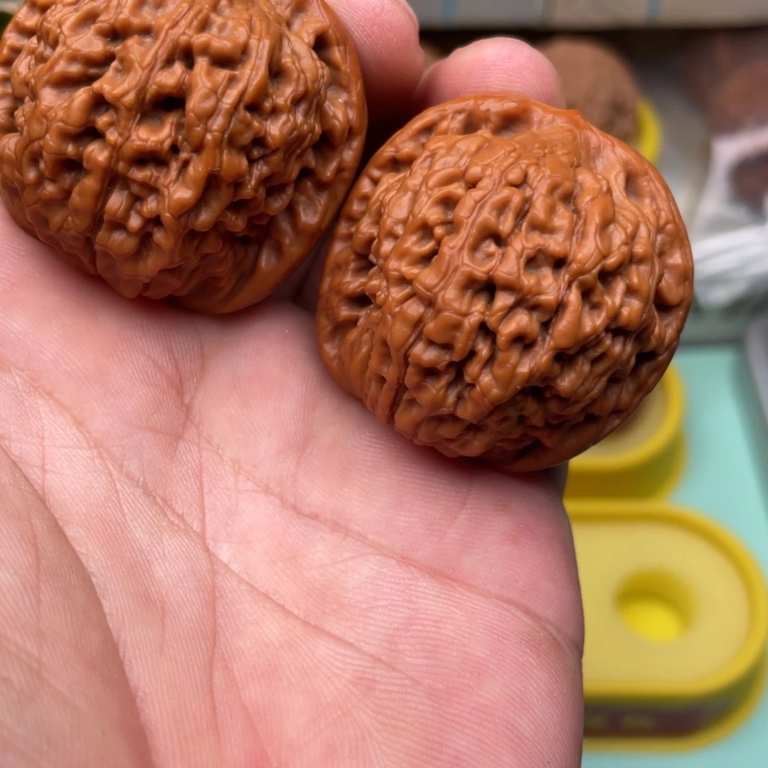 淋***伞吊坠文玩核桃莲花40