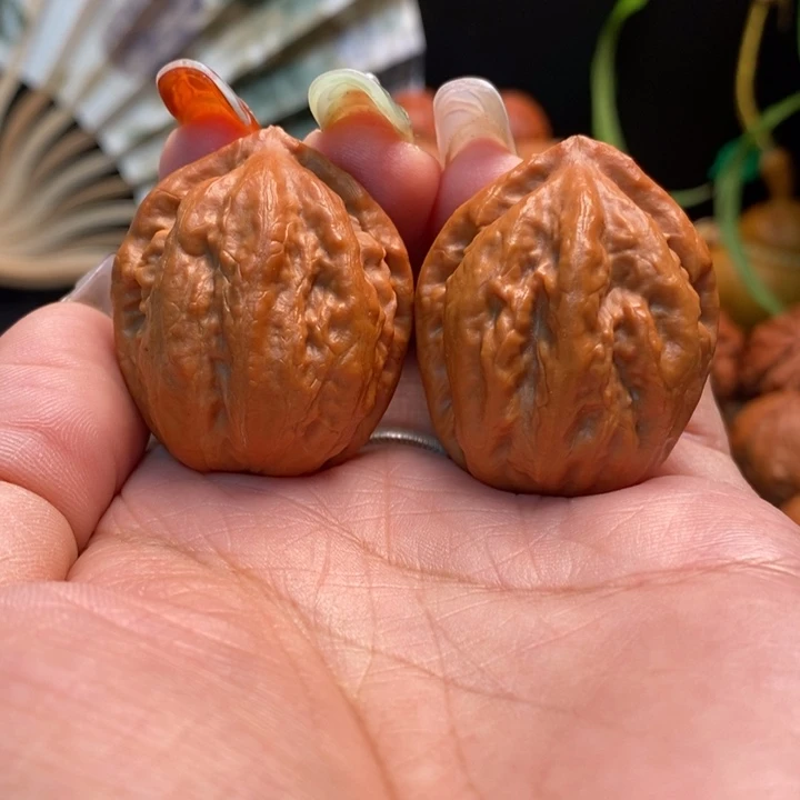 文玩核桃把件粗筋