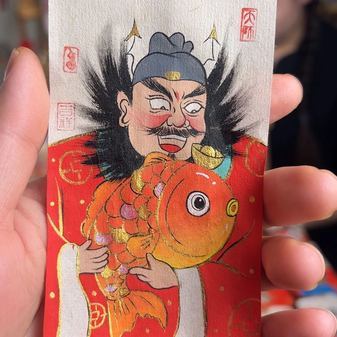一***界纯手绘钟馗文创画