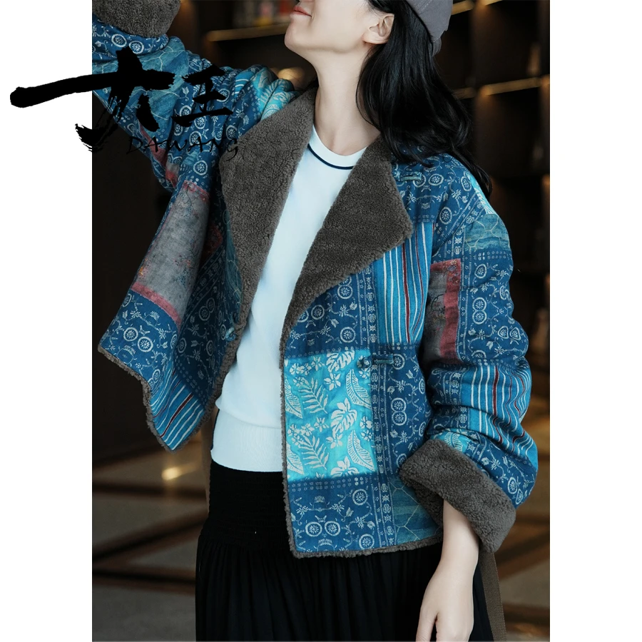 DAWANG | 2025设计师款洋气皮毛一体女士外套A613