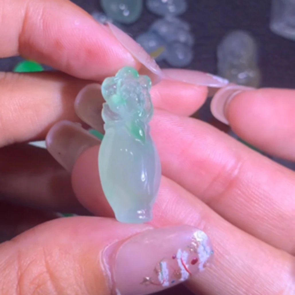 冰种飘花福瓜尺寸797