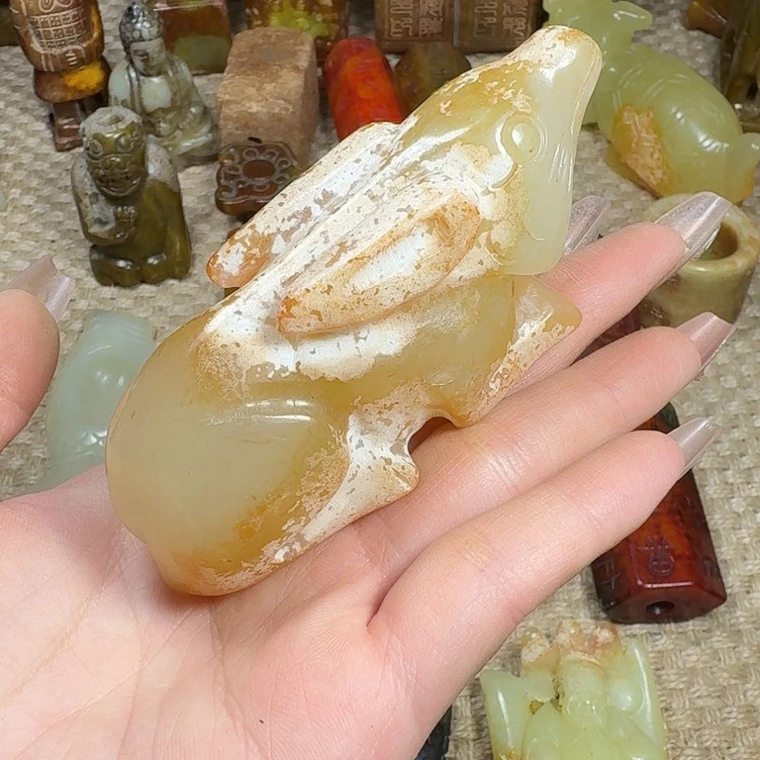 白玉菩提吊坠挂件