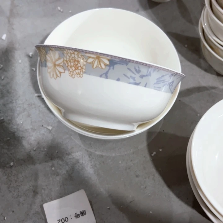 瓷时光6平角面碗2个