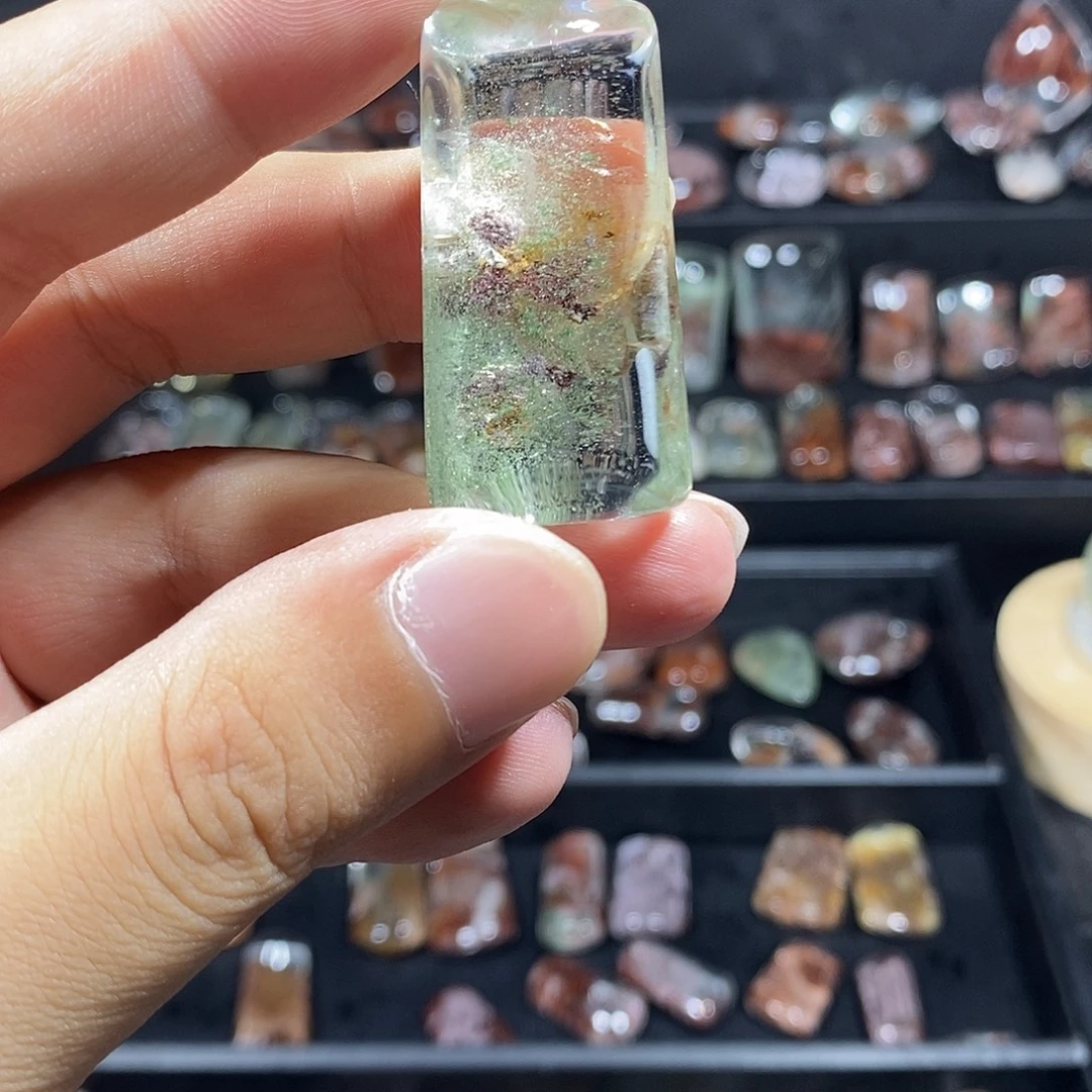 水晶颈饰银S925镶嵌1