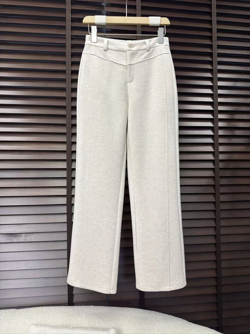 保暖休闲裤显瘦直筒裤