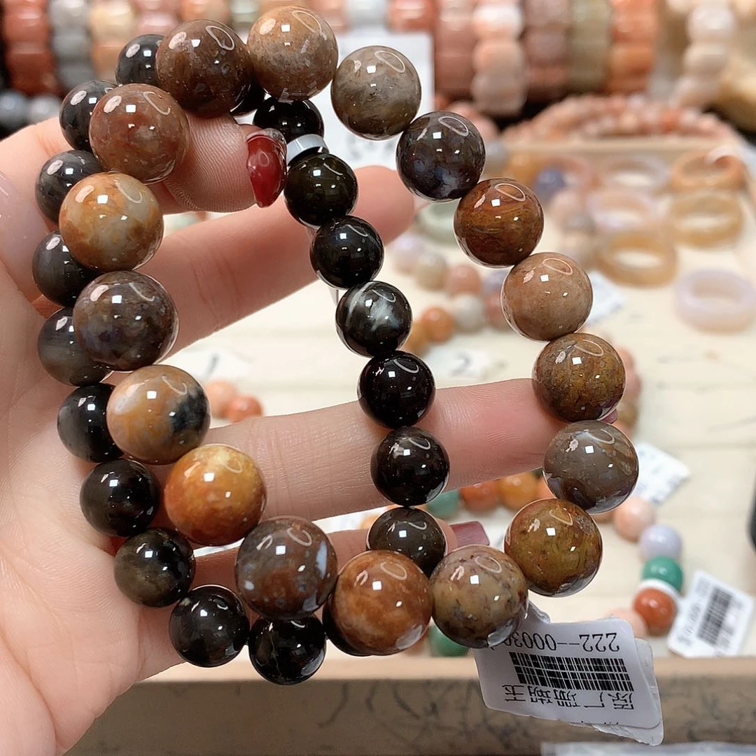 硅化珊瑚（珊瑚玉）手链未镶嵌海***泡383