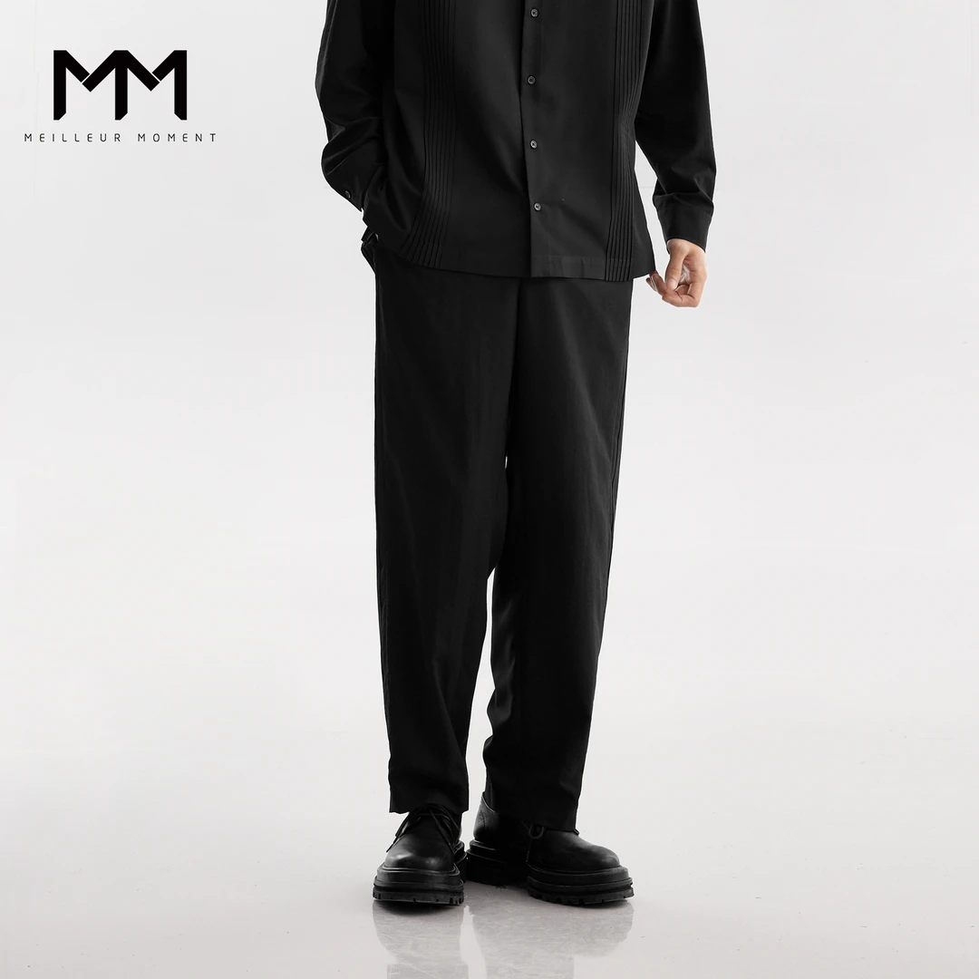 【窦骁代言】MM麦檬男装25春宽松舒适百搭裤子休闲裤9G3250451