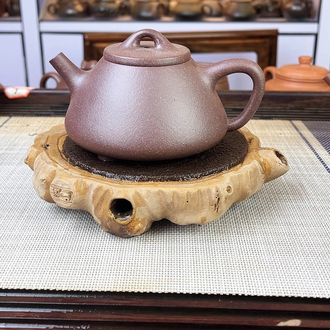 紫砂茶壶宜兴紫砂底槽青260c c