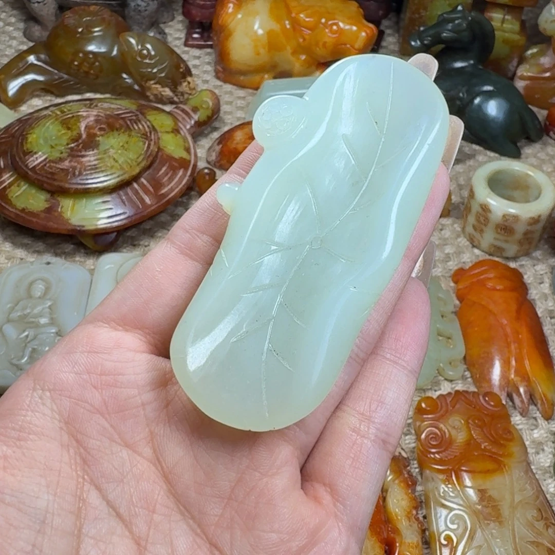 吊坠白玉菩提挂件