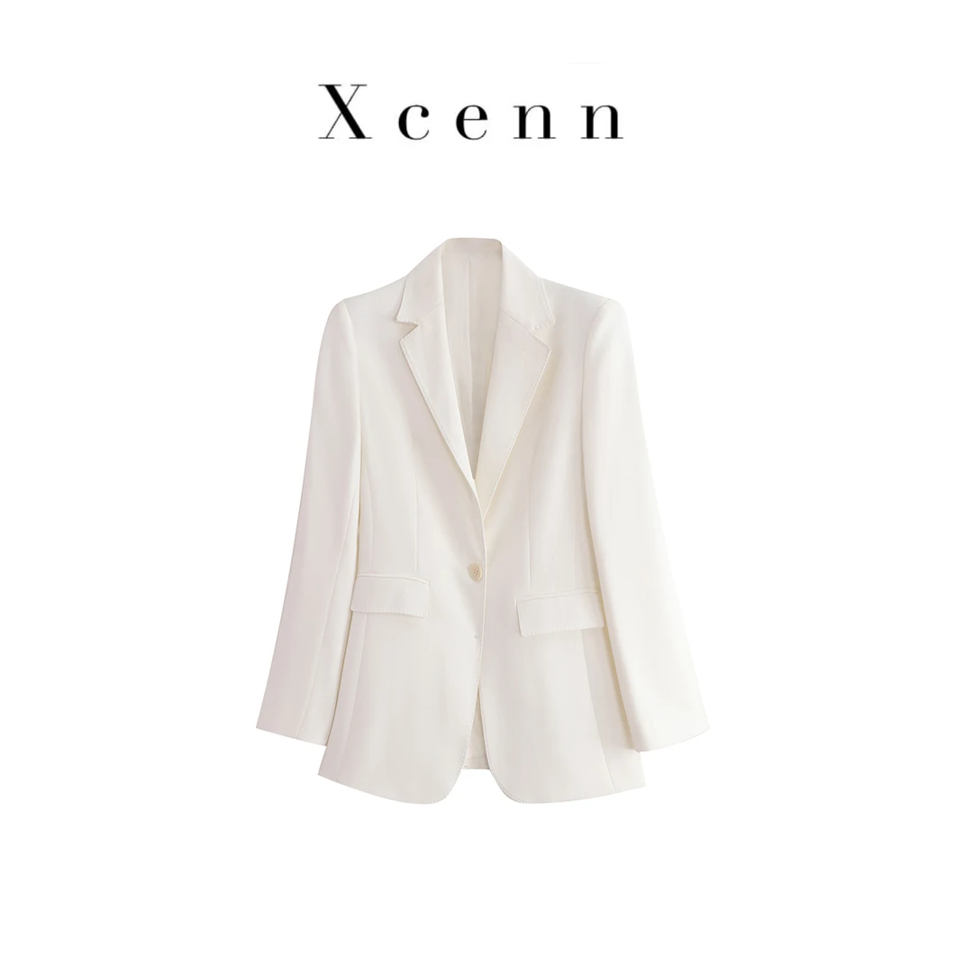【新宸Xcenn】率性西装外套春秋气质通勤显瘦百搭QM0A1217