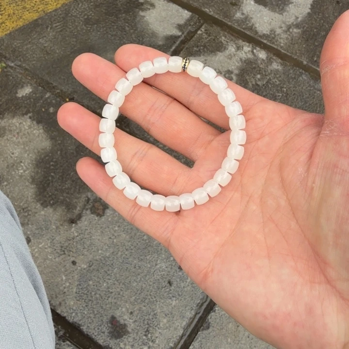 和田玉(白玉)未镶嵌手链