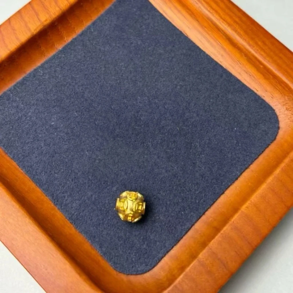 足金999卡8钱币转运珠WH1217