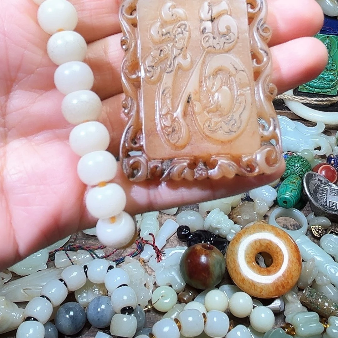 用***1白玉菩提吊坠46888