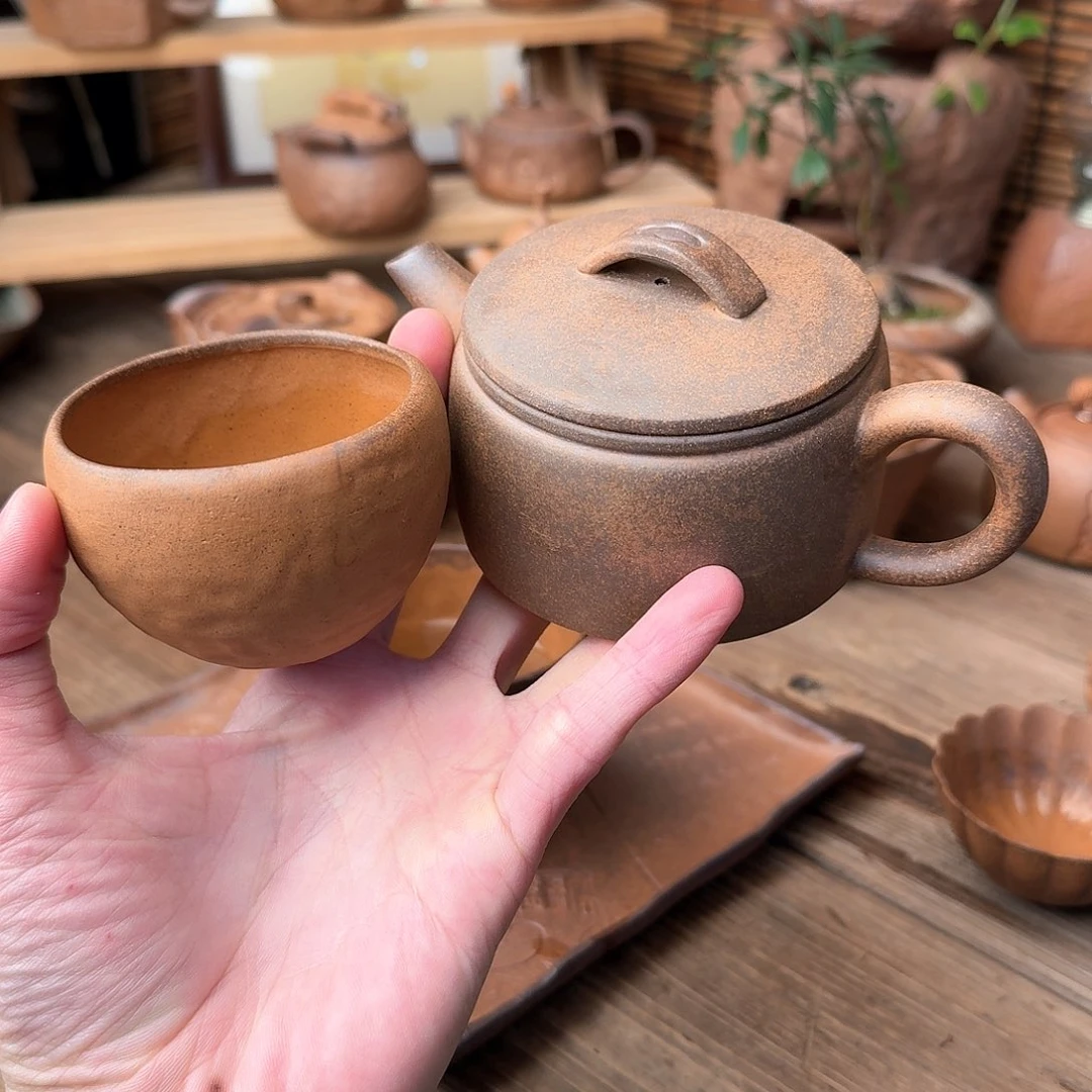 原矿老岩泥茶器系列