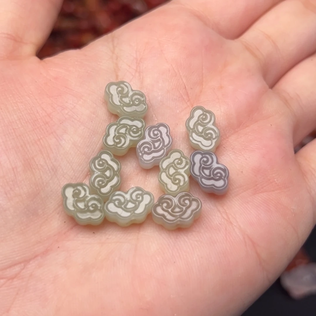 和田玉未镶嵌吊坠(不含链)