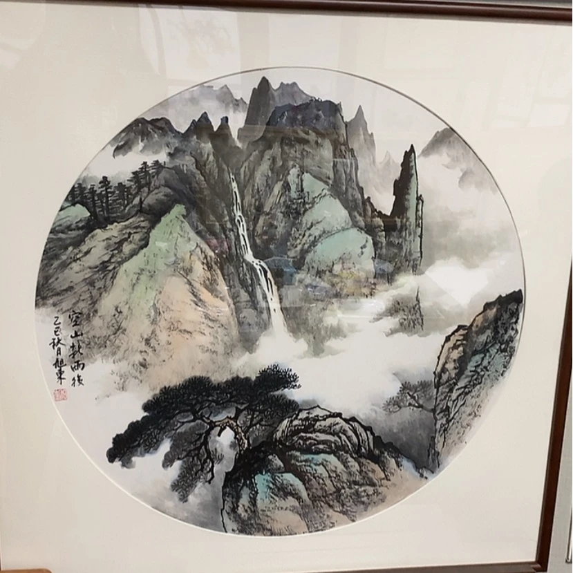 【闪购商品】国画手绘国画带框72.72