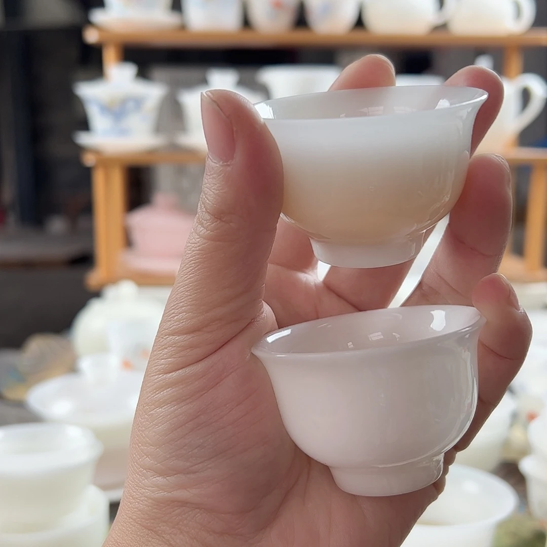 璞玉釉烧2个铃铛杯45ml