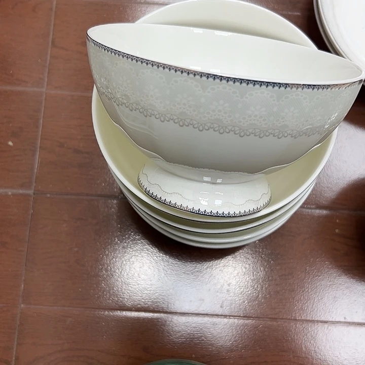 搪瓷瑕疵6寸面碗5个装