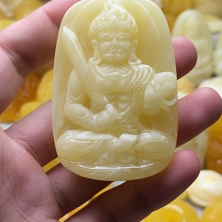 琥珀颈饰未镶嵌琥珀蜜蜡吊坠