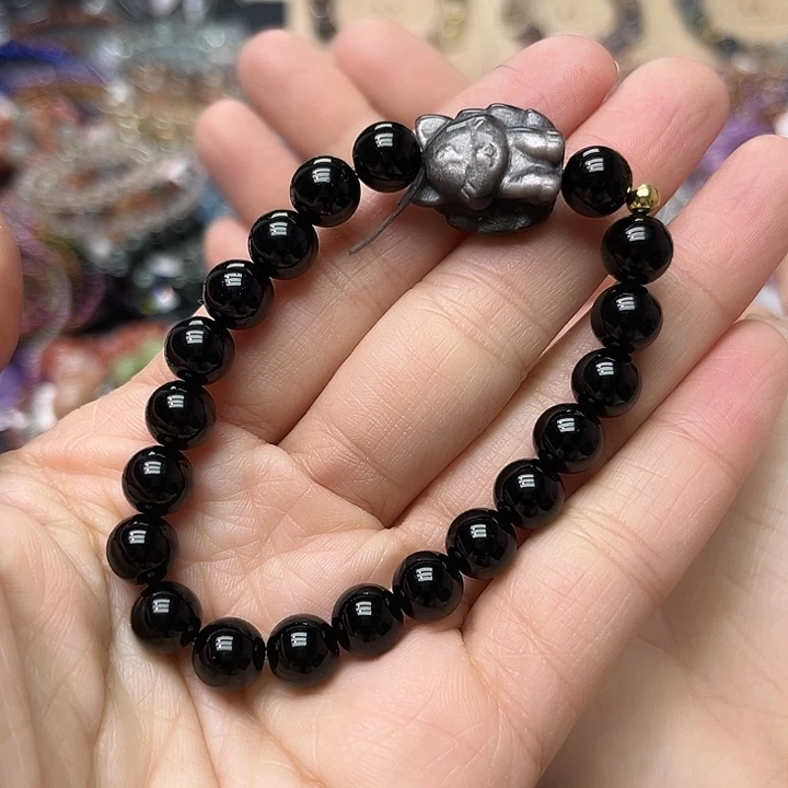 水晶未镶嵌手链多样性发一