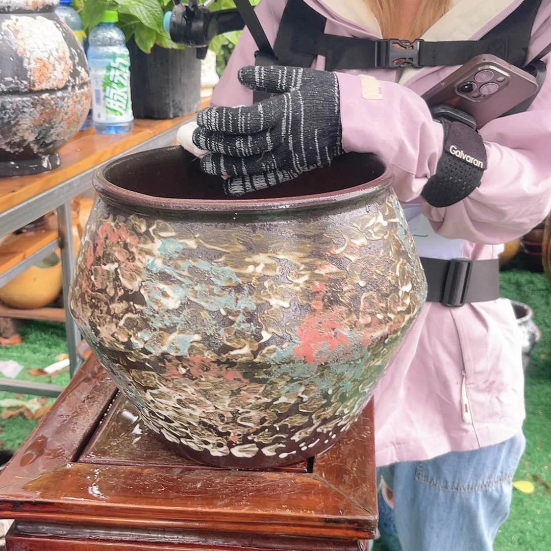 紫砂花盆王嫂花盆直播0601-107高24口23