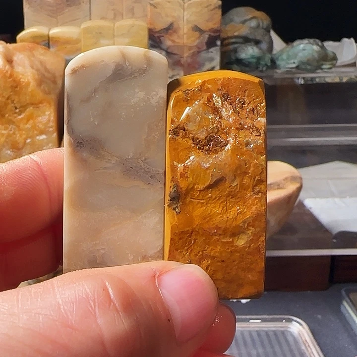 东***刻昌化石印石昌化白玉印章