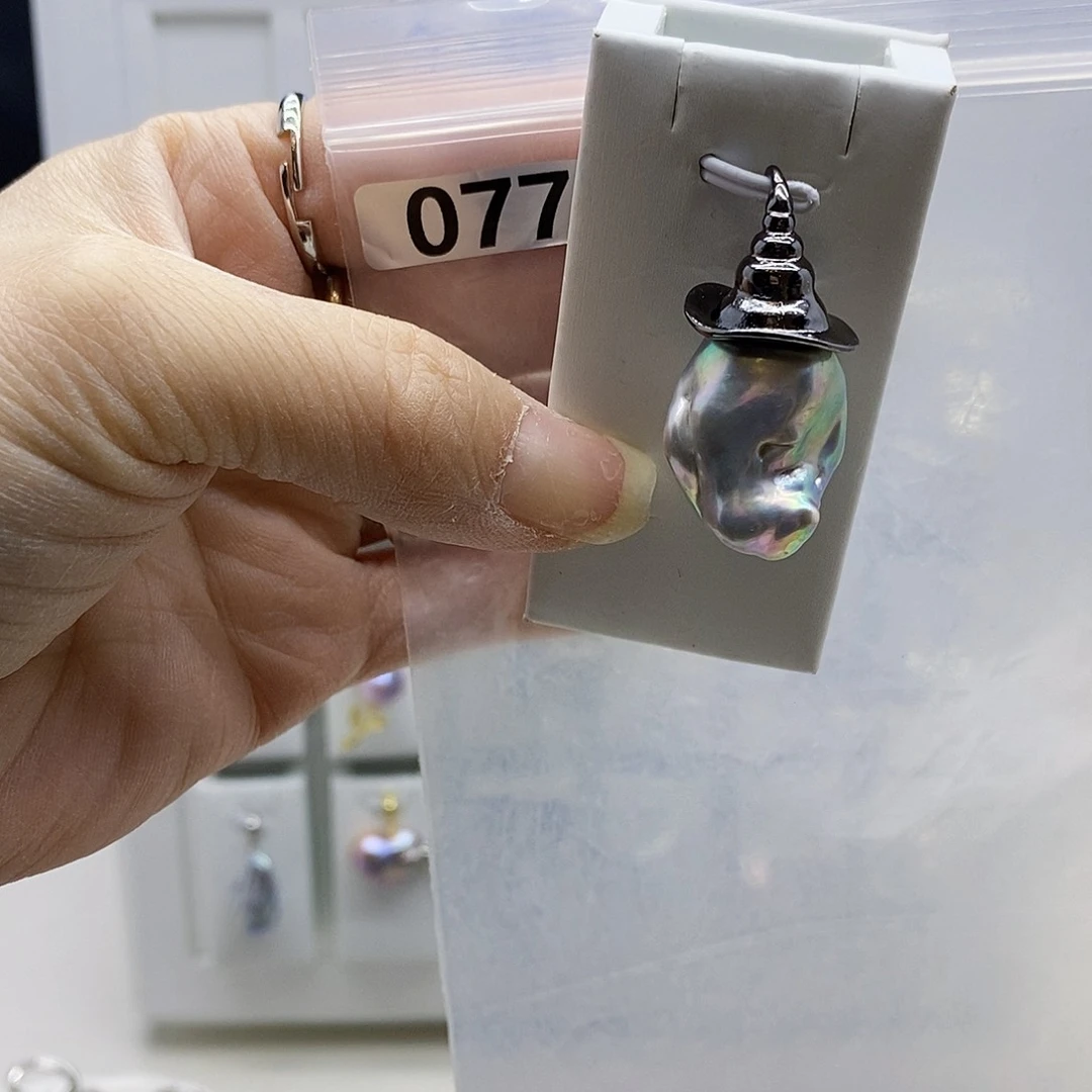 颈饰合金淡水珍珠