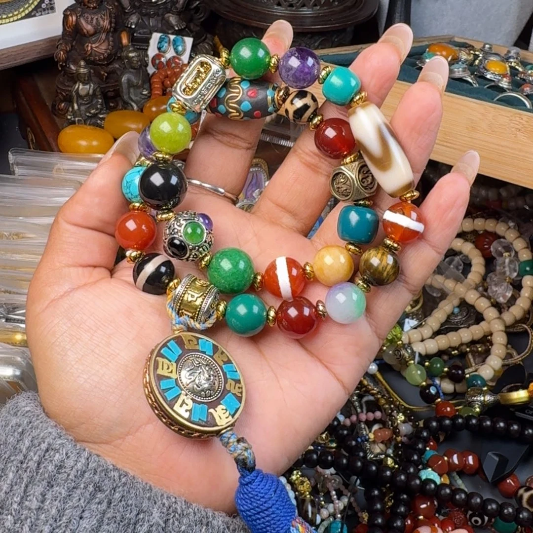 泥塑A****?藏式风格彩绘泥塑擦擦