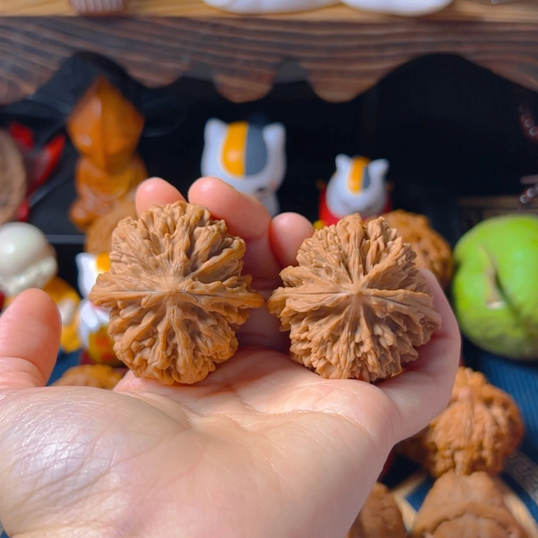 文玩核桃把件状元冠42