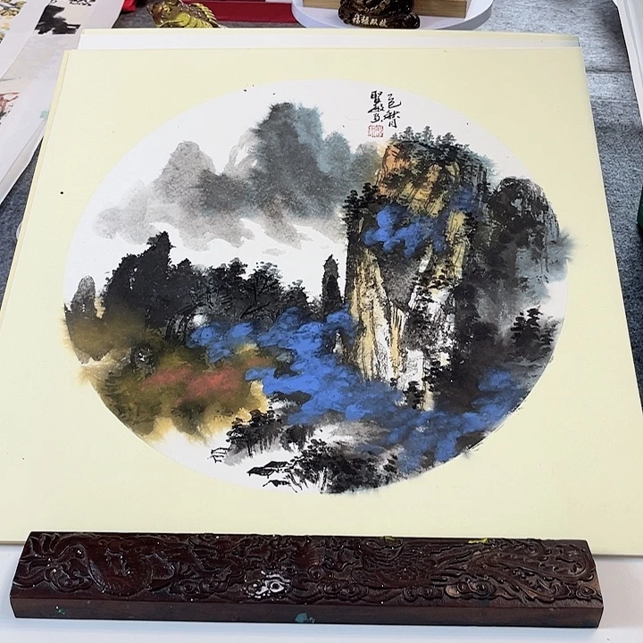 国画张圣敏先生纯手绘作品