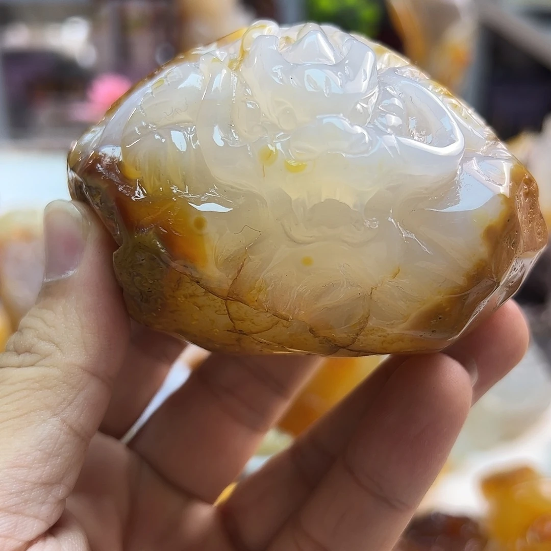 玛瑙/玉髓合金颈饰