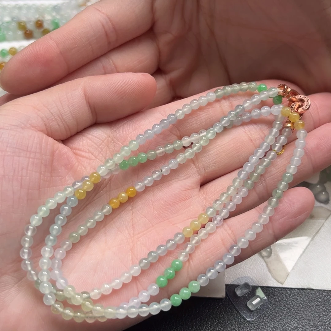 翡翠未镶嵌手串缅甸翡翠