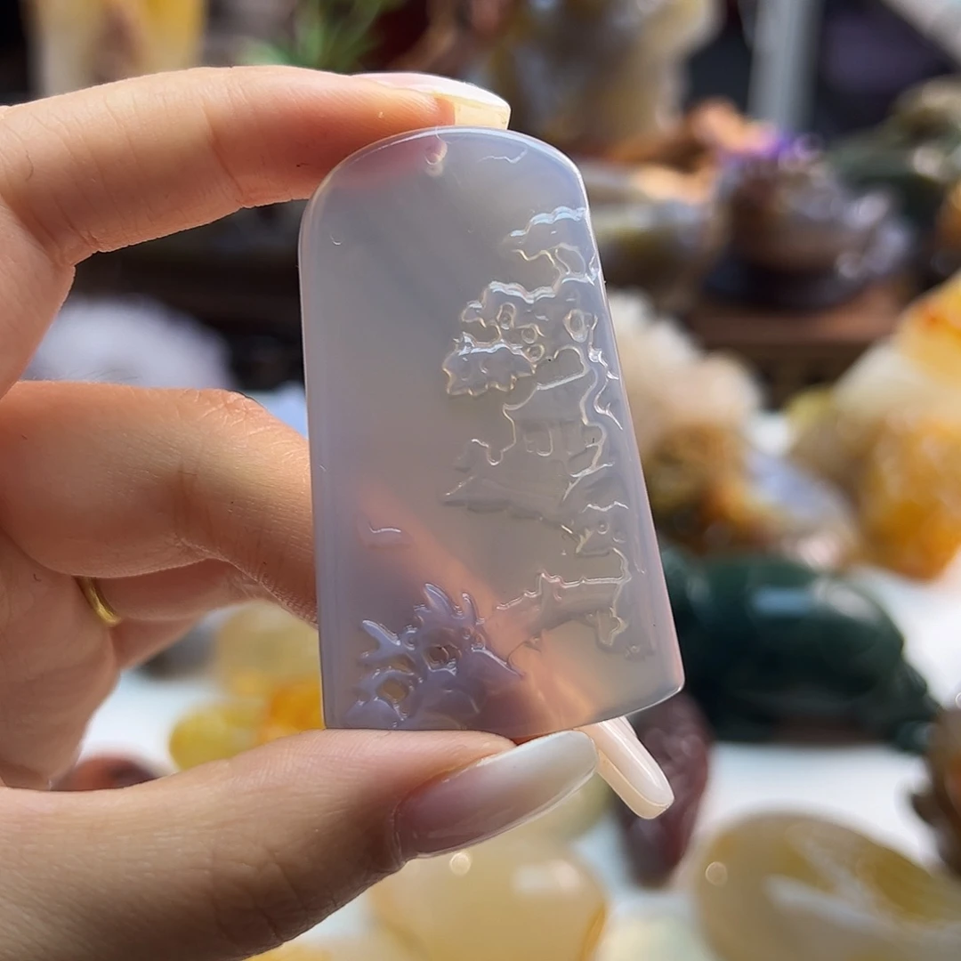 玛瑙/玉髓未镶嵌颈饰