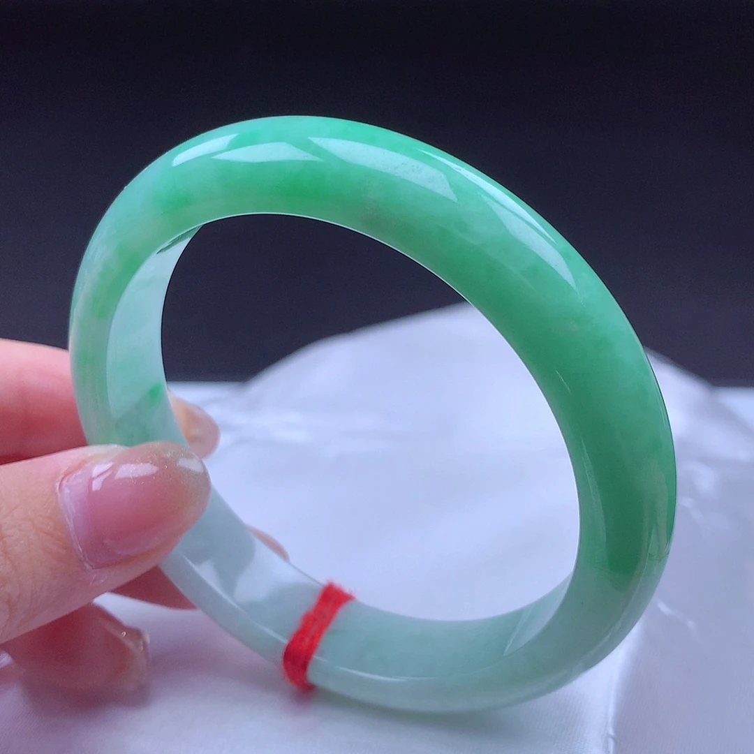 翡翠未镶嵌手镯0002