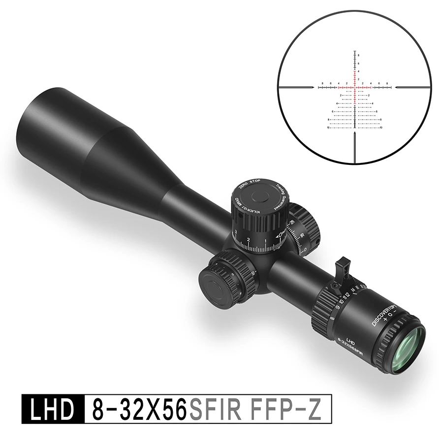 发现者LHD 8-32X56SFIR FFP-Z 前置瞄准镜直调34MM管径长前置分化