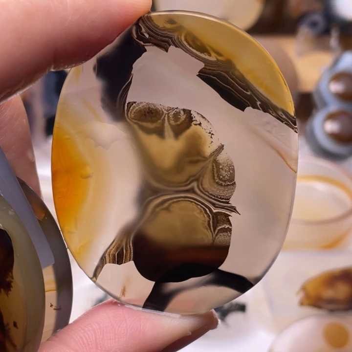 玛瑙/玉髓未镶嵌吊坠(不含链)