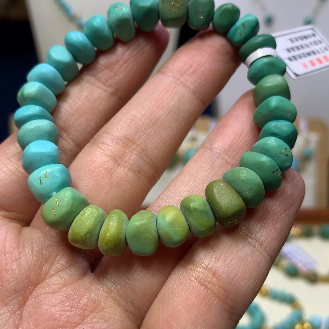 未镶嵌绿松石方糖单圈