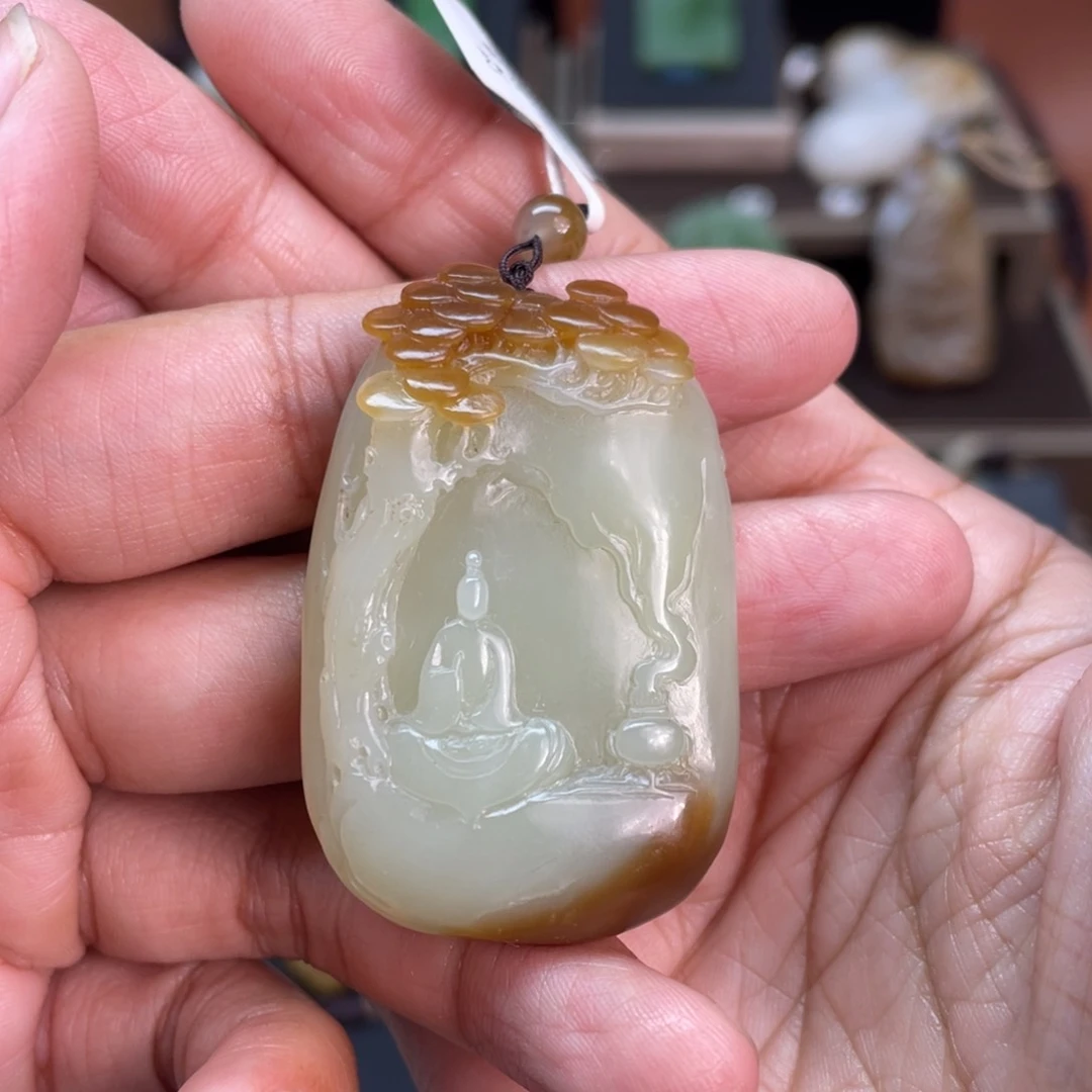 吊坠(不含链)未镶嵌和田玉