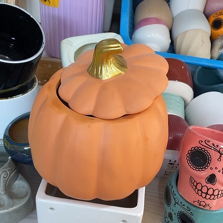 摆件陶陶盆无孔 瑕疵针孔漏釉介意勿拍口12 高11