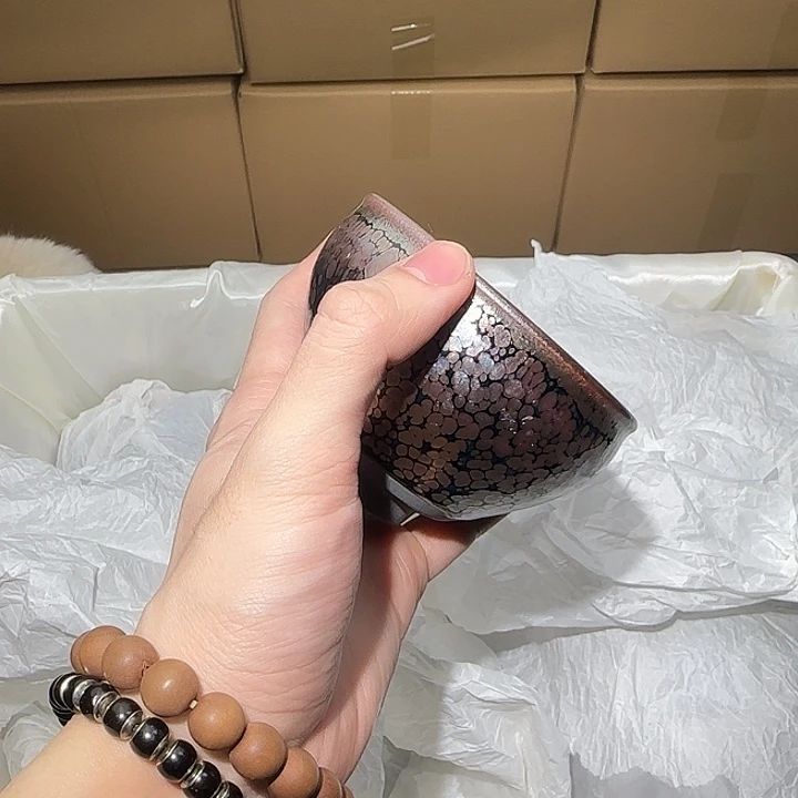 茶盏微瑕建盏，介意勿拍